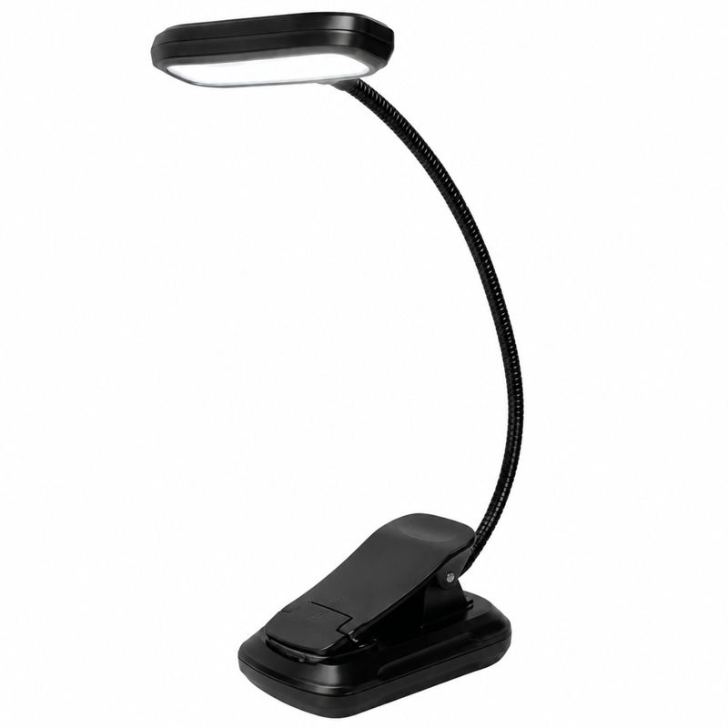 Lampa Biurkowa Lumiled LED Stołowa Regulowana CCT na Klips Czarna 1 szt.