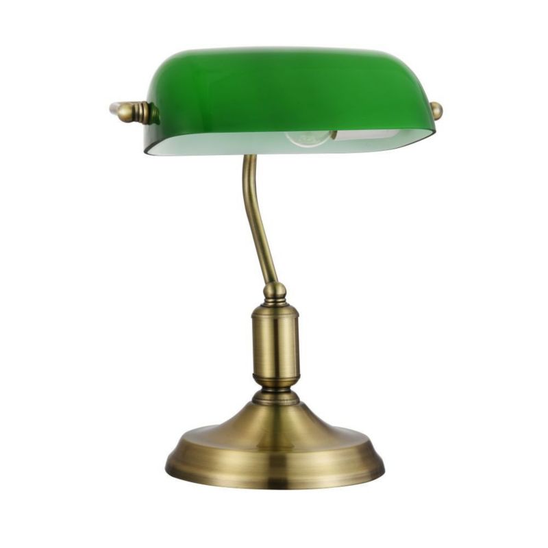 Lampa biurkowa Maytoni Kiwi mosiężno-złota  1 x E27 x 40W IP20 wym: 36 x 26 x 18 cm szkło - 1 szt.
