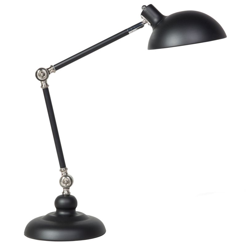 Lampa biurkowa Meramec Regulowana Metal Czarny 1 szt.