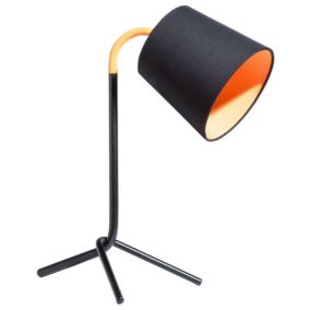 Lampa biurkowa Mooki Regulowana Metal Czarny 1 szt.
