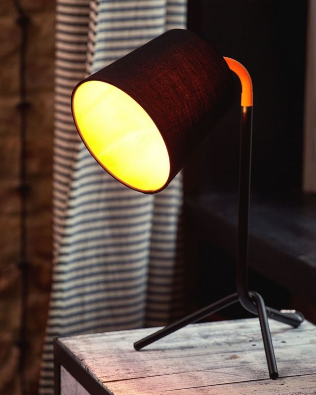 Lampa biurkowa Mooki Regulowana Metal Czarny 1 szt.