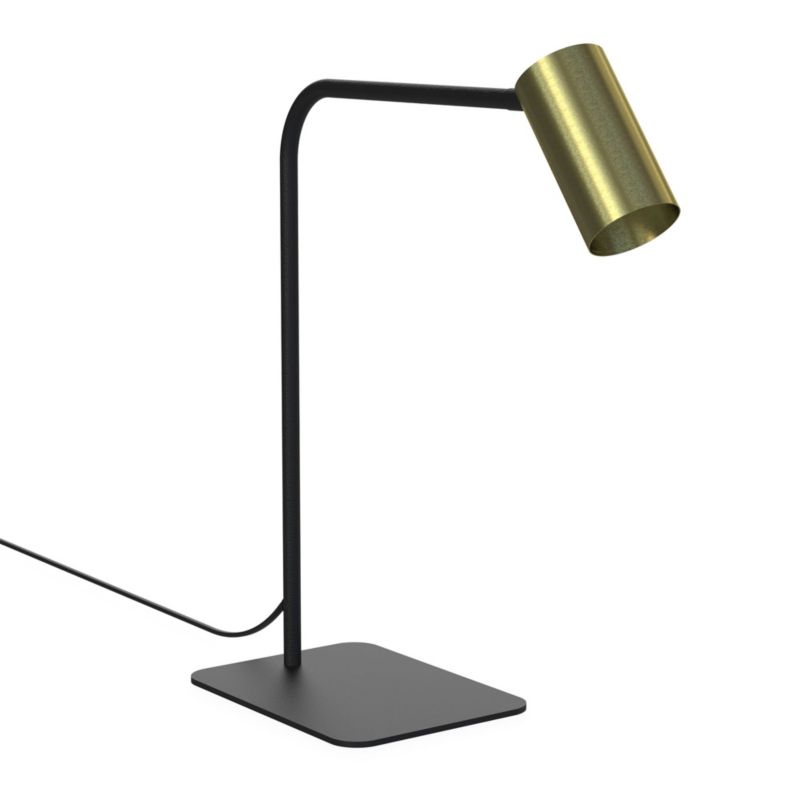 Lampa biurkowa Nowodvorski Lighting Mono czarno-złota  1 x GU10 x 10W IP20 wym: 45 x 32 x 38.5 cm metal - 1 szt.