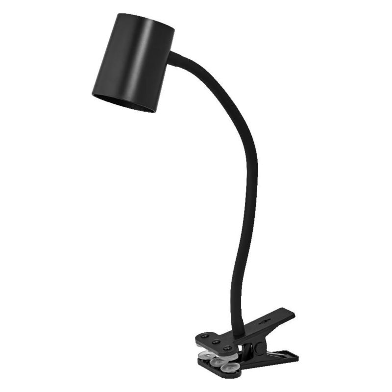 Lampa Biurkowa Osram Office Line Szkolna Oprawa Stołowa Kreślarska na Klips Regulowana GU10 Czarny 1 szt.