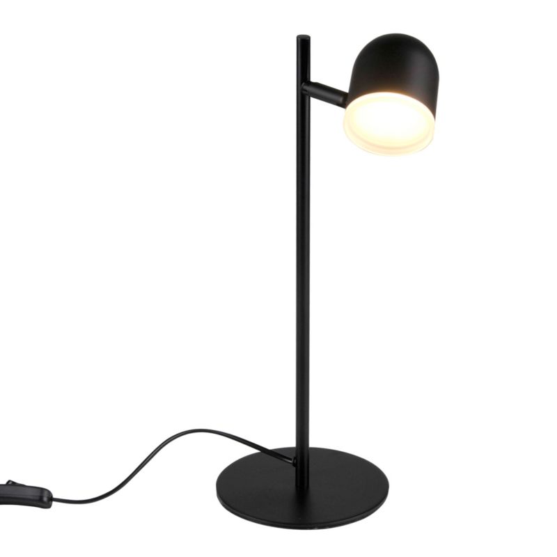 Lampa biurkowa Polux Rawi czarna LED 4.2W 3000K 440lm  IP20 wym: 40.6 x 21 x 15 cm tworzywo sztuczne - 1 szt.
