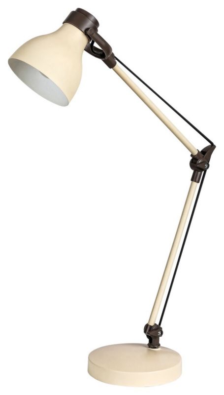 Lampa biurkowa Rabalux Carter beżowa  1 x E14 x 11W IP20 wym: 58 x 31 x 31 cm metal - 1 szt.