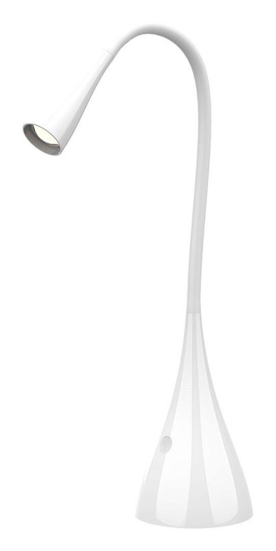 Lampa biurkowa Rabalux Jeff2 biała LED 4W 3000K 270lm  IP20 wym: 48 x 11 x 28.5 cm tworzywo sztuczne - 1 szt.