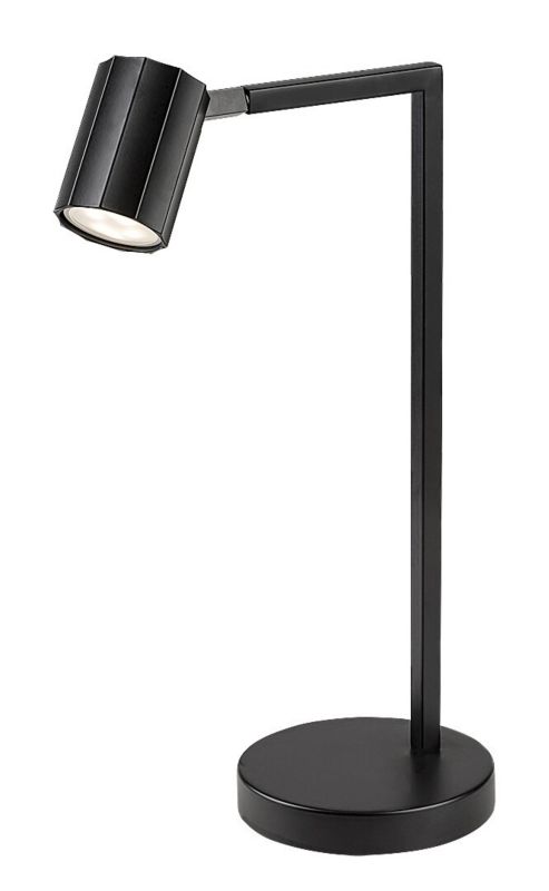 Lampa biurkowa Rabalux Karter czarny matowy  1 x GU10 x 5W IP20 wym: 44 x 14 x 27 cm metal - 1 szt.