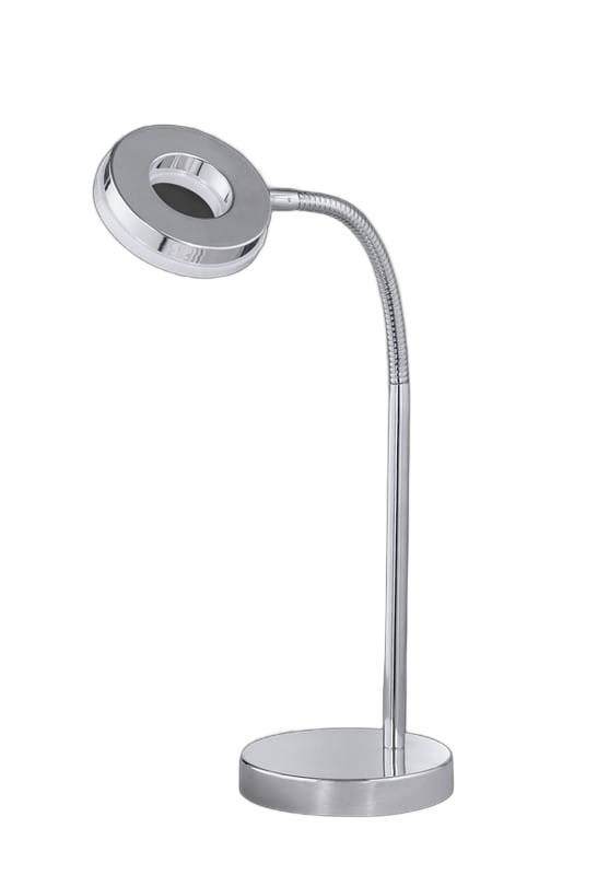 Lampa biurkowa RL Rennes srebrno-biała LED 4W 3000K 350lm  IP20 wym: 40 x 11.5 x 11.5 cm metal - 1 szt.