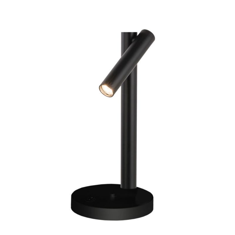 Lampa biurkowa Shilo Yabu czarna  1 x GU10 x 4W IP20 wym: 43 x 20 x 20 cm metal - 1 szt.