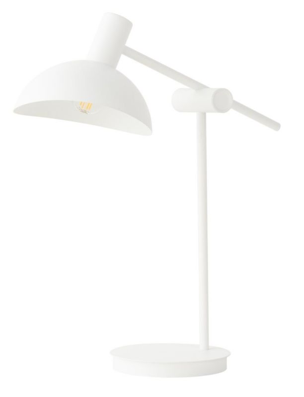 Lampa biurkowa Sigma Lighting Artis biała  1 x E14 x 40W IP20 wym: 45 x 18 x 40 cm metal - 1 szt.