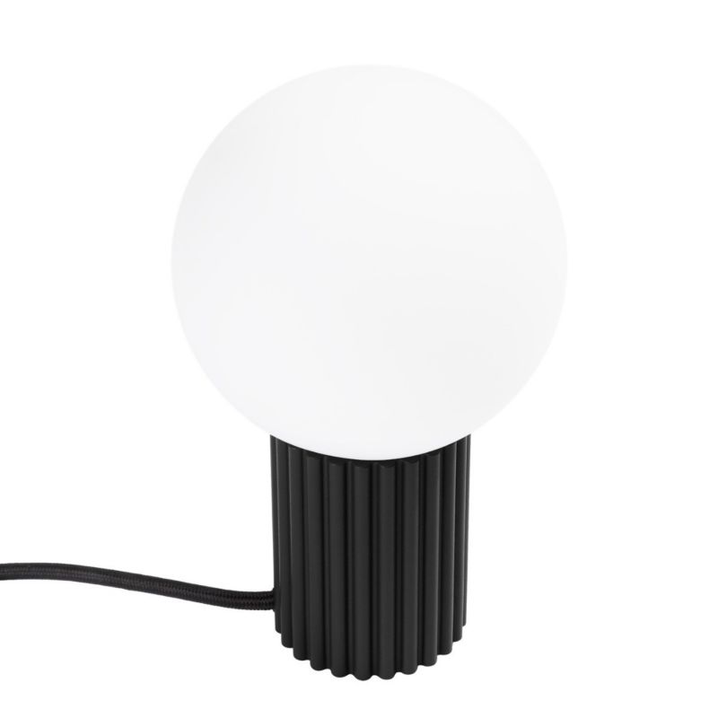 Lampa biurkowa Sollux Lighting Halo czarno-biała  1 x G9 x 8W IP20 wym: 19 x 12 x 12 cm szkło - 1 szt.