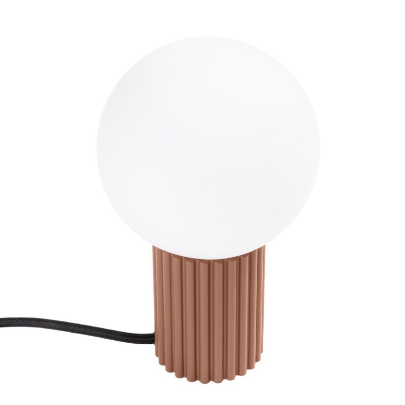 Lampa biurkowa Sollux Lighting Halo mocco-biała  1 x G9 x 8W IP20 wym: 19 x 12 x 12 cm szkło - 1 szt.