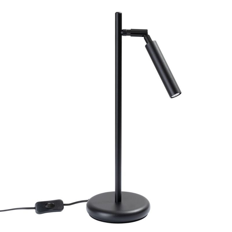 Lampa biurkowa Sollux Lighting Pastelo czarna  1 x G9 x 8W IP20 wym: 43 x 14 x 20 cm metal - 1 szt.