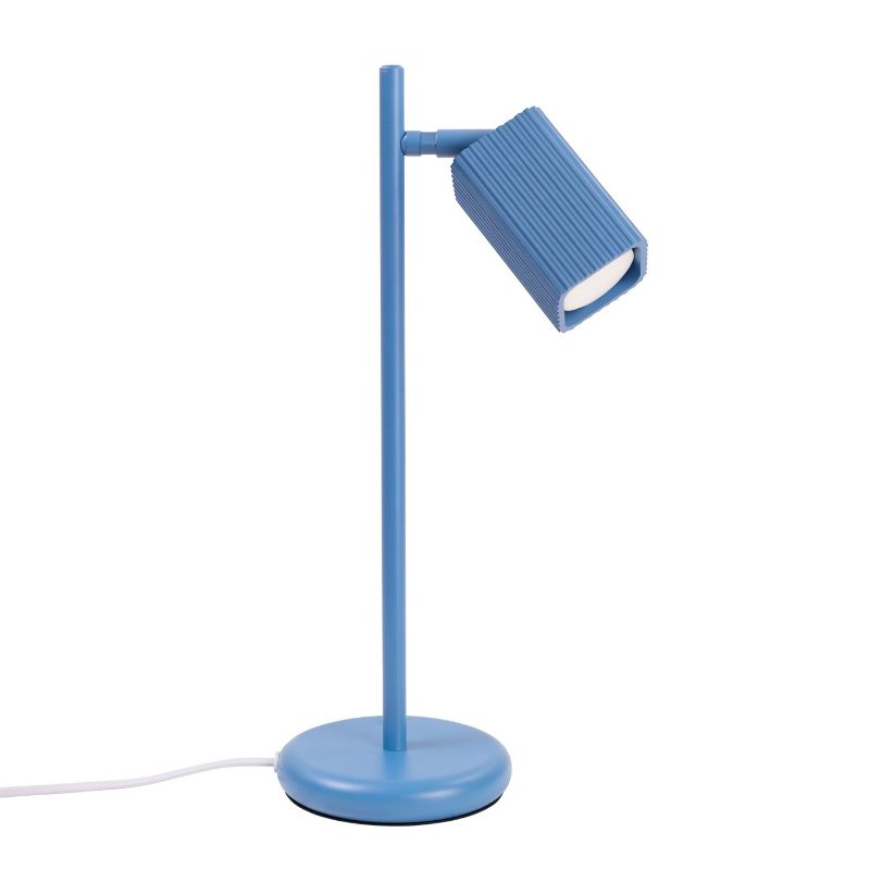 Lampa biurkowa Sollux Lighting RAYO błękitna 1 szt.