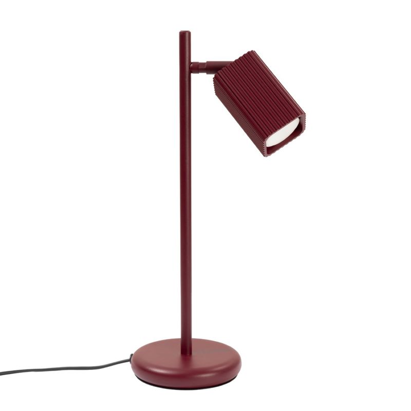 Lampa biurkowa Sollux Lighting RAYO burgund 1 szt.