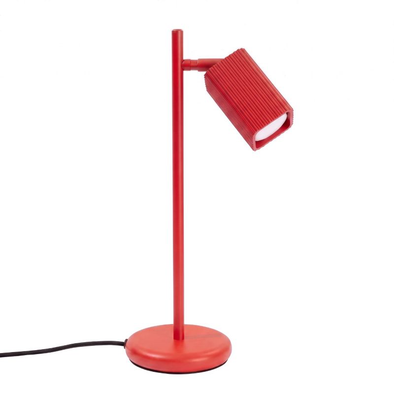Lampa biurkowa Sollux Lighting RAYO czerwona 1 szt.