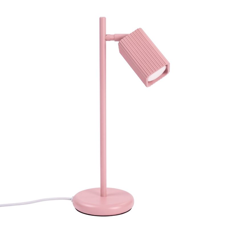 Lampa biurkowa Sollux Lighting RAYO różowa 1 szt.