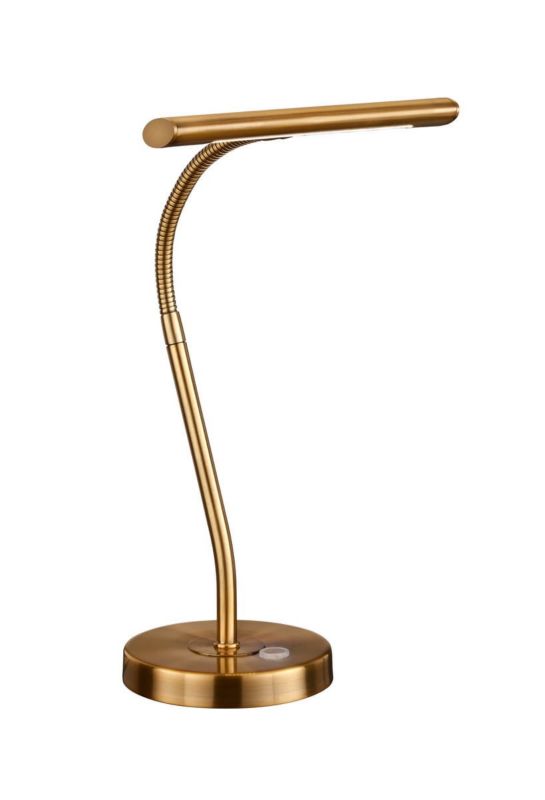 Lampa biurkowa Trio Curtis złota LED 4W 3000K 400lm  IP20 wym: 35 x 18 cm metal - 1 szt.
