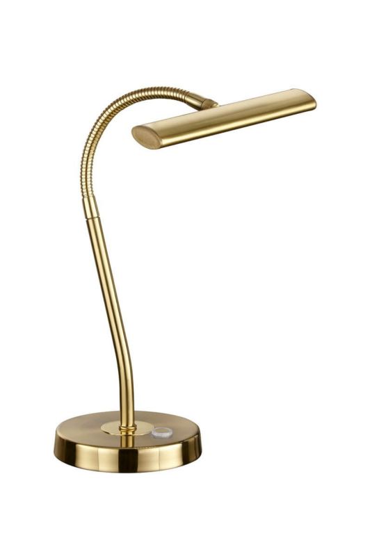 Lampa biurkowa Trio Curtis złota LED 4W 3000K 400lm  IP20 wym: 35 x 18 x 18 cm metal - 1 szt.