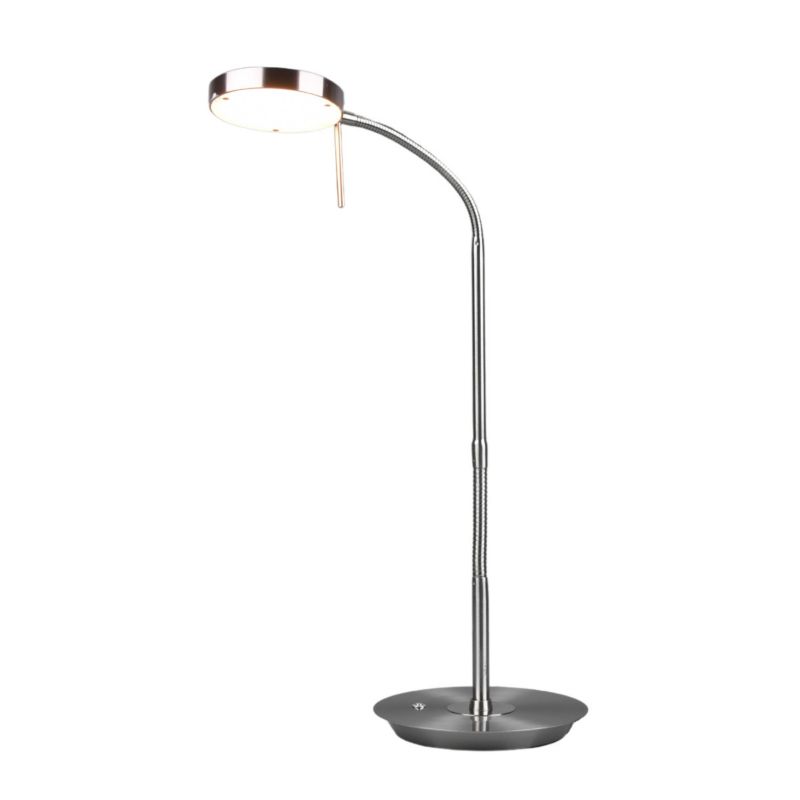 Lampa biurkowa Trio Monza srebrna LED 12W 2300K-4000K 1400lm  IP20 wym: 57 x 19 x 46 cm metal - 1 szt.