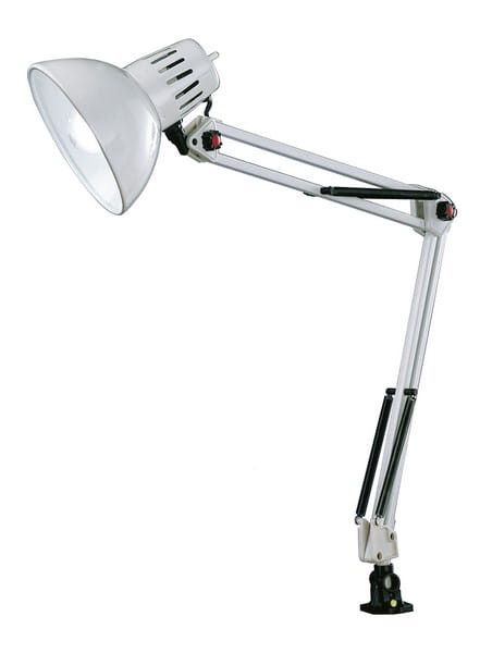 Lampa biurkowa Trio Tajo biała  1 x E27 x 40W IP20 wym: 73.5 x 16.8 x 51 cm metal - 1 szt.