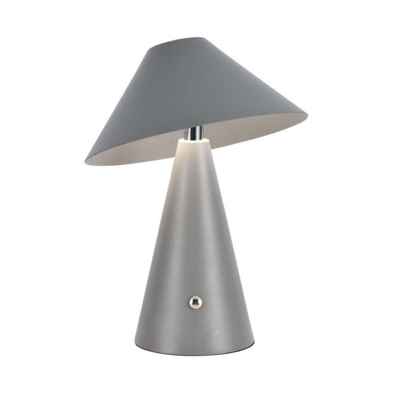 Lampa biurkowa V-TAC 1051 srebrna LED 3W 3000K-6000K 200lm akumulator IP20 wym: 24 x 18 x 18 cm metal - 1 szt.