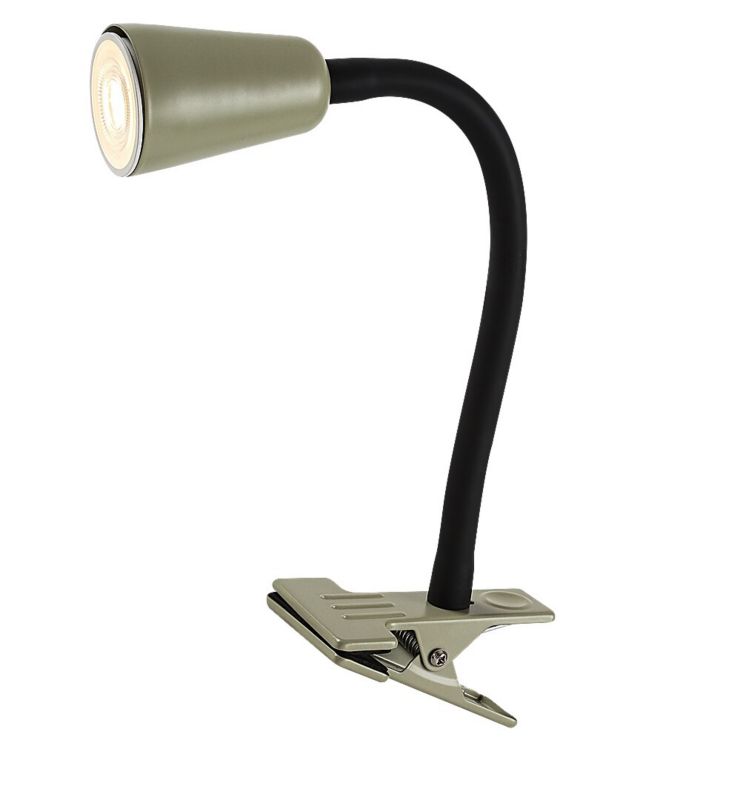 Lampa biurkowa z klipsem Rabalux Aldo czarna 1xGU10x7W IP20 wym:22x5x21cm - 1 szt.