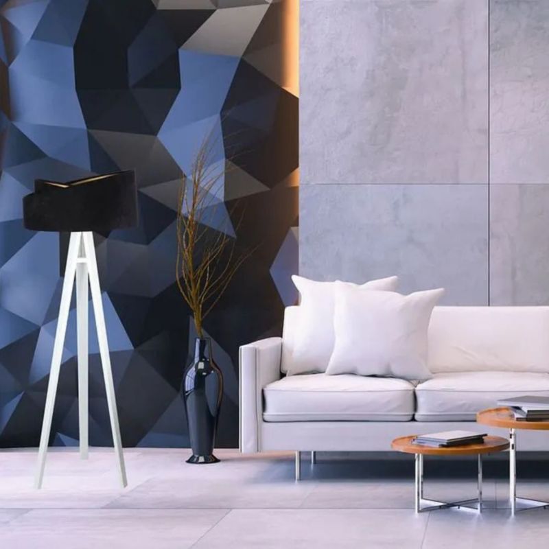Lampa Bps Koncept stojąca GEMSTONE czarna/złota/biała 1 szt
