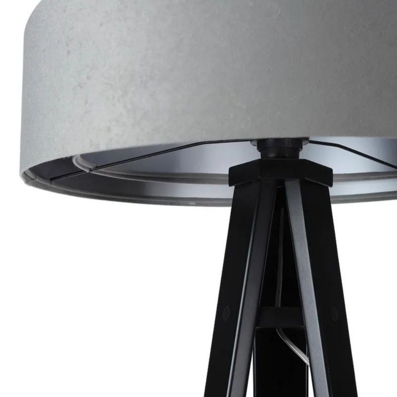 Lampa Bps Koncept stojąca GEMSTONE szara/srebrna/czarna 1 szt