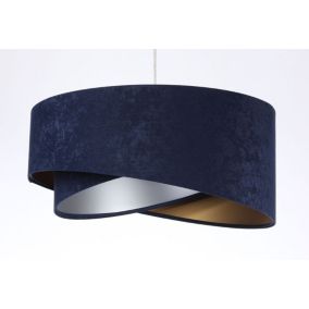 Lampa Bps Koncept wisząca AGAU granatowa 1 szt