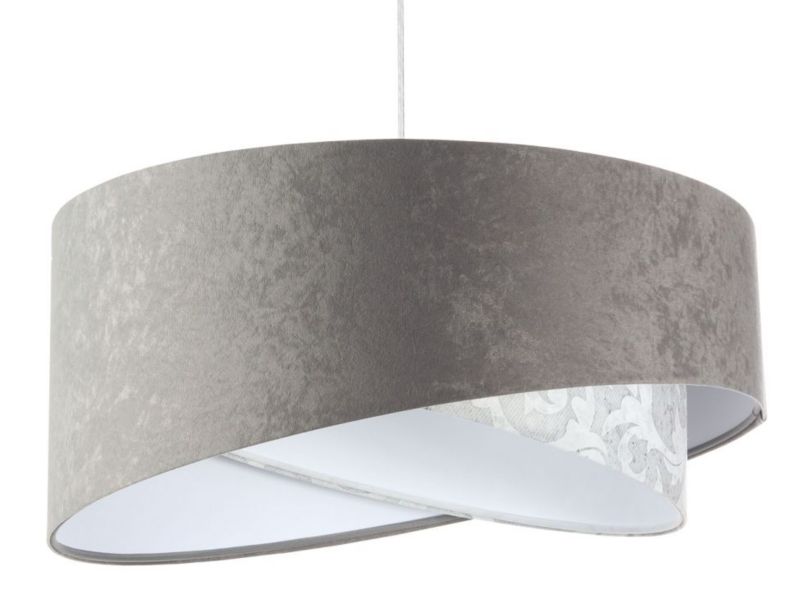 Lampa Bps Koncept wisząca ALBIT szara/biała 1 szt