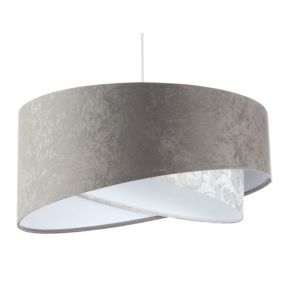 Lampa Bps Koncept wisząca ALBIT szara/biała 1 szt