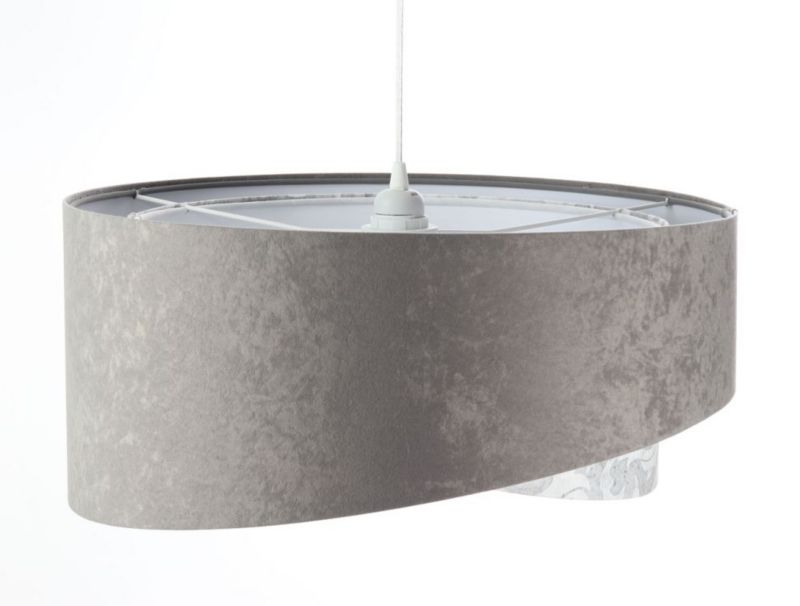Lampa Bps Koncept wisząca ALBIT szara/biała 1 szt