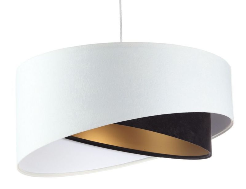 Lampa Bps Koncept wisząca BAW biała/czarna 1 szt