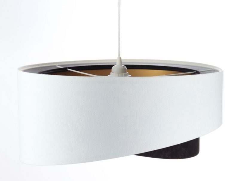 Lampa Bps Koncept wisząca BAW biała/czarna 1 szt