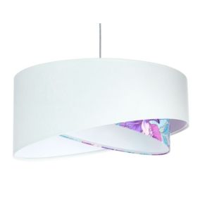 Lampa Bps Koncept wisząca BLEACH biała 1 szt