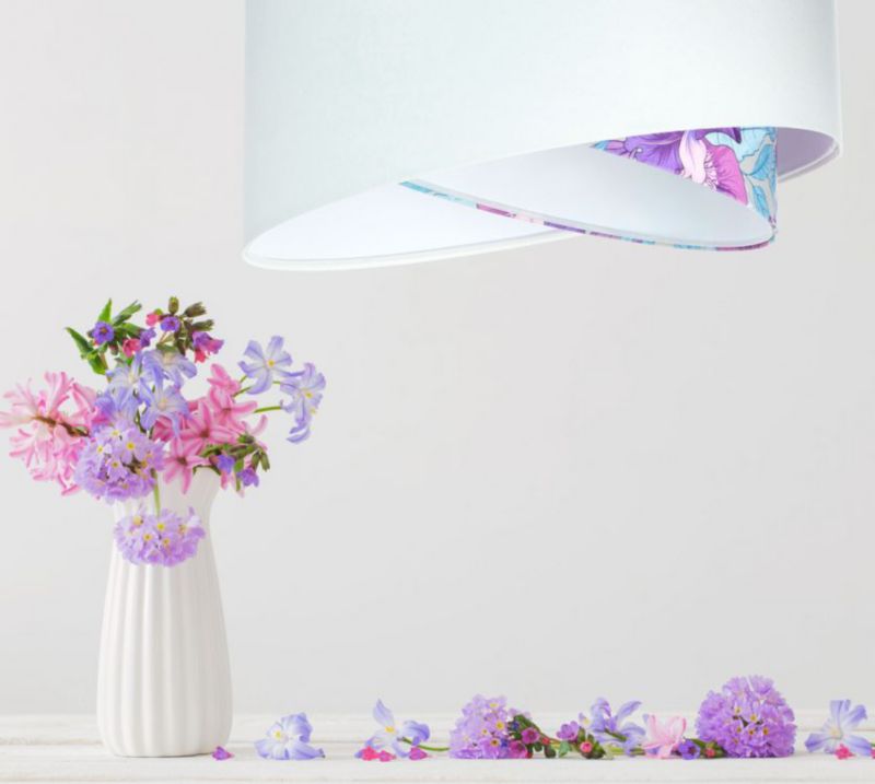 Lampa Bps Koncept wisząca BLEACH biała 1 szt