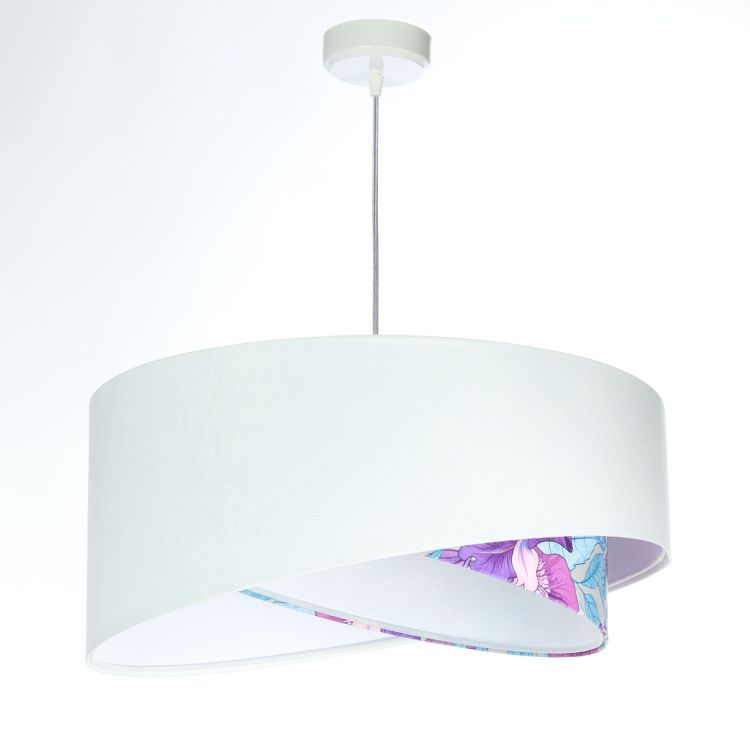 Lampa Bps Koncept wisząca BLEACH biała 1 szt