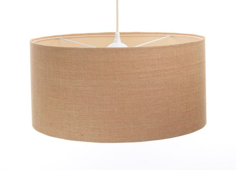 Lampa Bps Koncept wisząca BOHO JUTA 60 beżowa 1 szt