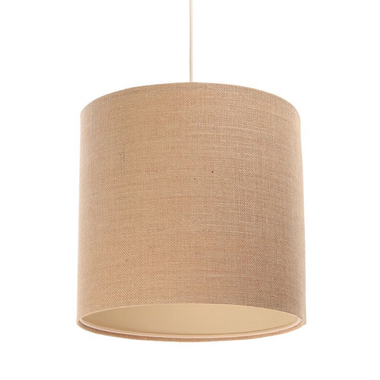 Lampa Bps Koncept wisząca BOHO JUTA TUBA 50 beżowa 1 szt