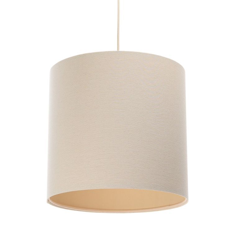 Lampa Bps Koncept wisząca BOHO LEN TUBA 30 kremowa 1 szt