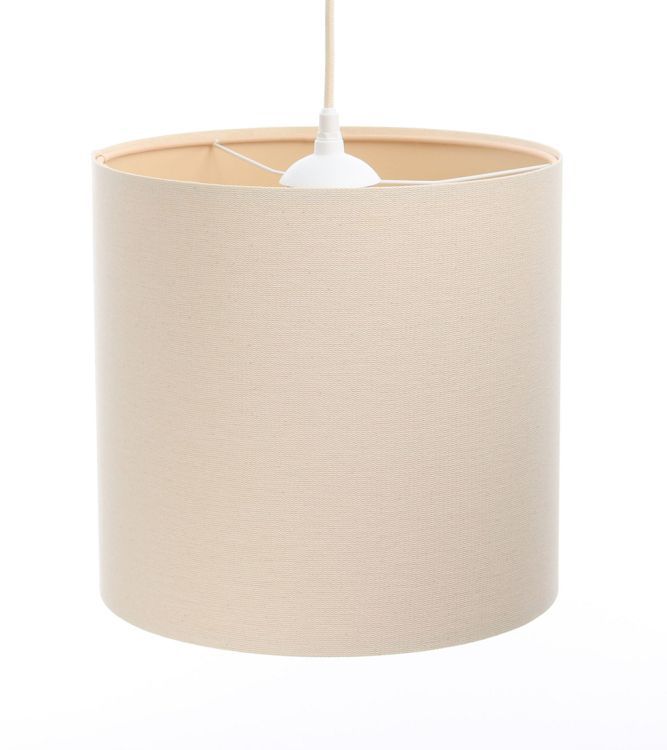 Lampa Bps Koncept wisząca BOHO LEN TUBA 50 kremowa 1 szt
