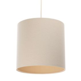Lampa Bps Koncept wisząca BOHO LEN TUBA 60 kremowa 1 szt