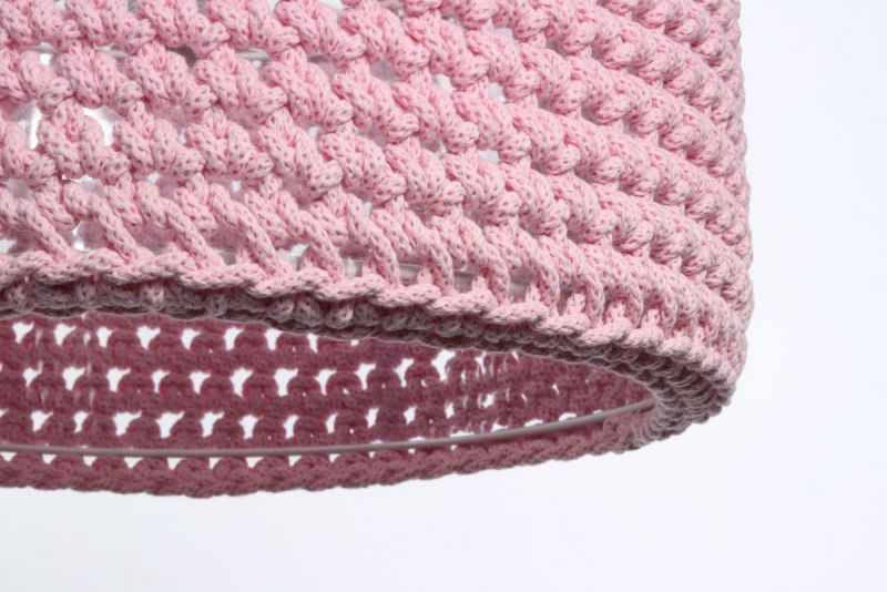 Lampa Bps Koncept wisząca COTTON 30 różowa 1 szt
