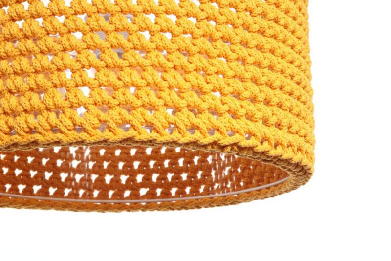 Lampa Bps Koncept wisząca COTTON 30 żółta 1 szt