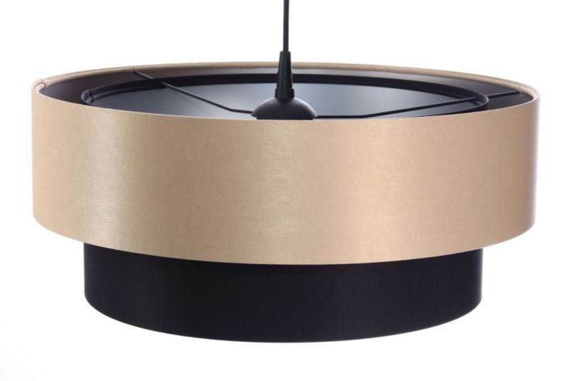 Lampa Bps Koncept wisząca DOUBLE 40 czarna/kremowa 1 szt