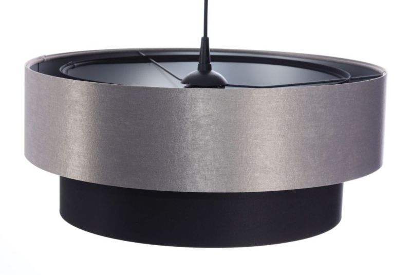 Lampa Bps Koncept wisząca DOUBLE 40 czarna/szara 1 szt