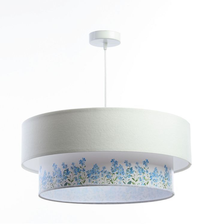 Lampa Bps Koncept wisząca DOUBLE FLOWER 60 biała i blatem 1 szt