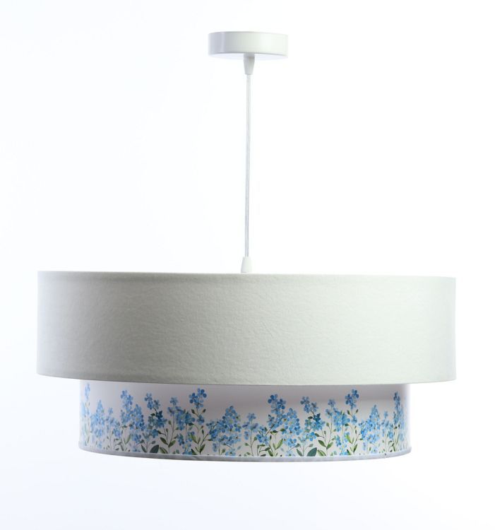 Lampa Bps Koncept wisząca DOUBLE FLOWER 60 biała i blatem 1 szt