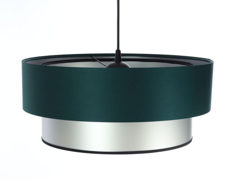 Lampa Bps Koncept wisząca DOUBLE GREEN 50 zielona/srebrna 1 szt
